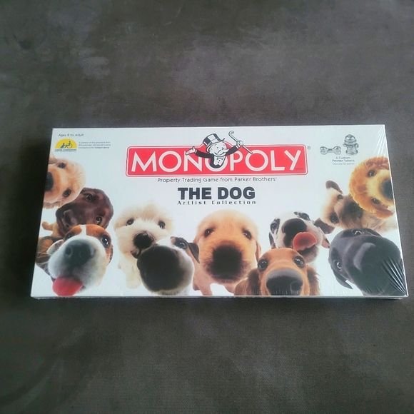 Parker Brothers Other - Monopoly The Dog Artist Collection By Parker Brothers NEW FACTORY SEALED
